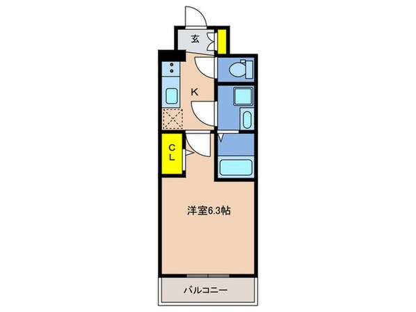 アドバンス神戸マーレの物件間取画像